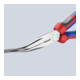 Pinces à becs demi-ronds avec tranchant, (pinces bec de cigogne) Knipex