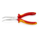 Pinces à becs demi-ronds avec tranchant, (pinces bec de cigogne) Knipex