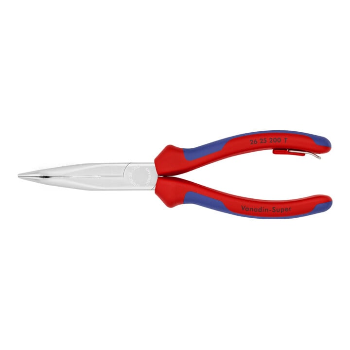 Pinces à becs demi-ronds avec tranchant, (pinces bec de cigogne) Knipex