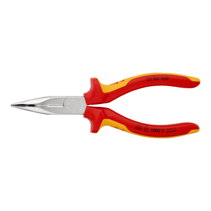 Pinces à becs demi-ronds avec tranchant, (pinces radio) Knipex