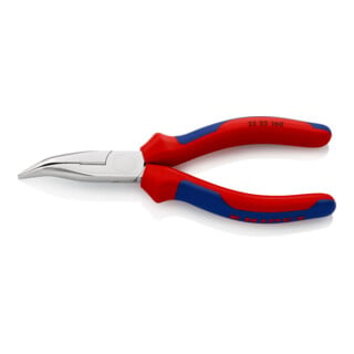 Pinces à becs demi-ronds avec tranchant, (pinces radio) Knipex
