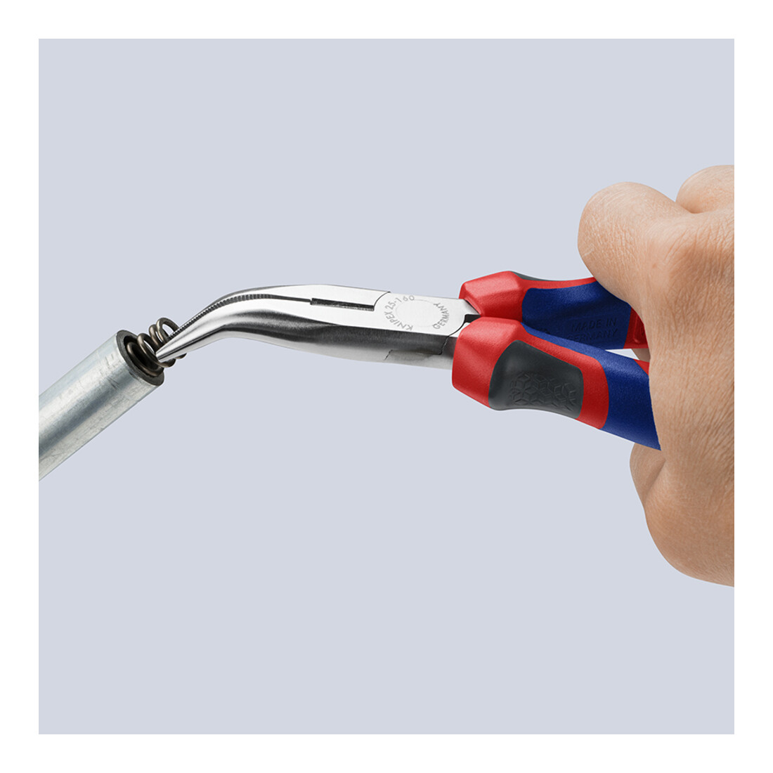 Pinces à becs demi-ronds avec tranchant, (pinces radio) Knipex