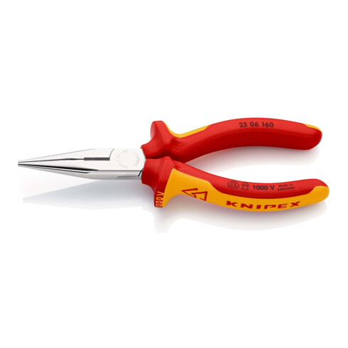 Pinces à becs demi-ronds avec tranchant, (pinces radio) Knipex