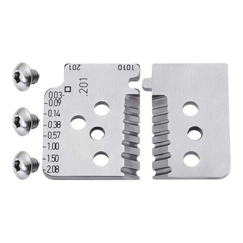 Pinces à dénuder de précision, avec couteaux de forme Knipex