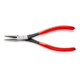 Pince de montage plate ronde pol.w.Kst.Gr.Knipex-3