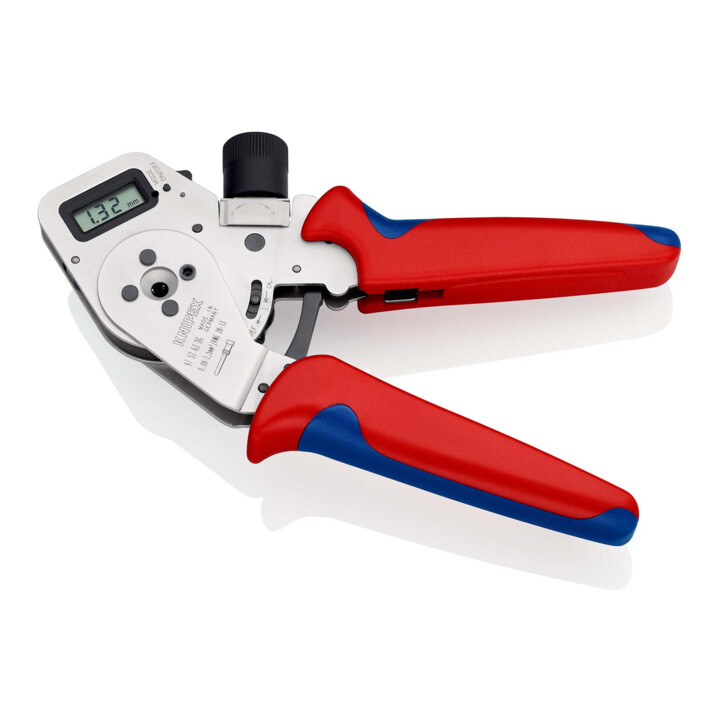 Pinces à sertir à quatre points pour contacts tournés Knipex