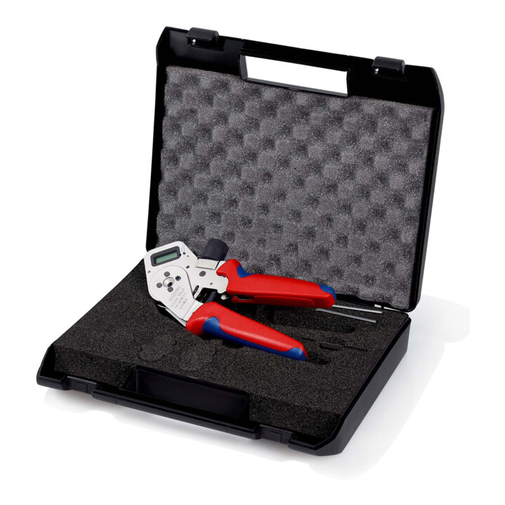 Pinces à sertir à quatre points pour contacts tournés Knipex