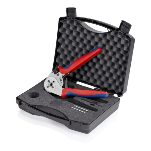 Pince à sertir à quatre broches pour contacts tournés numériquement