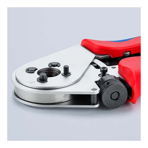 Pinces à sertir à quatre points pour contacts tournés Knipex