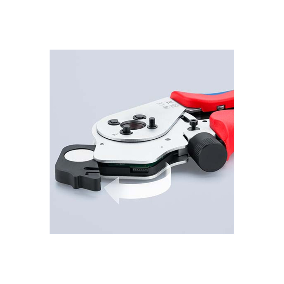 Pinces à sertir à quatre points pour contacts tournés Knipex