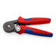 Pinces à sertir auto-ajustables pour embouts de câble, avec accès latéral Knipex