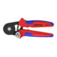 Pinces à sertir auto-ajustables pour embouts de câble, avec accès latéral Knipex