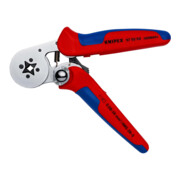 KNIPEX 97 55 14 Pince à sertir auto-ajustable pour embouts de câbles à entrée latérale avec douilles à plusieurs composants chromées 180 mm-4