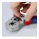 Pinces à sertir auto-ajustables pour embouts de câble, avec accès latéral Knipex
