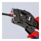 Pinces à sertir auto-ajustables pour embouts de câble, introduction frontale Knipex
