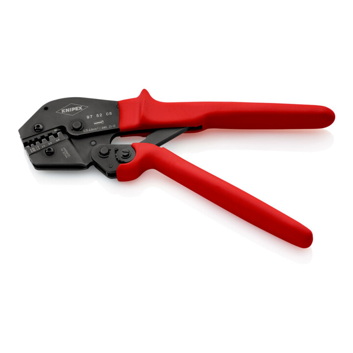 Pinces à sertir, également pour prise à deux mains Knipex