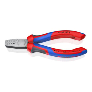 Pinces à sertir pour cosses, Avec sertissage trapézoïde Knipex