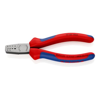 Pinces à sertir pour cosses, Avec sertissage trapézoïde Knipex