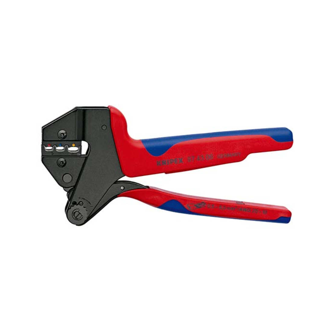 Pinces à sertir universelles, pour matrices de sertissage interchangeables Knipex