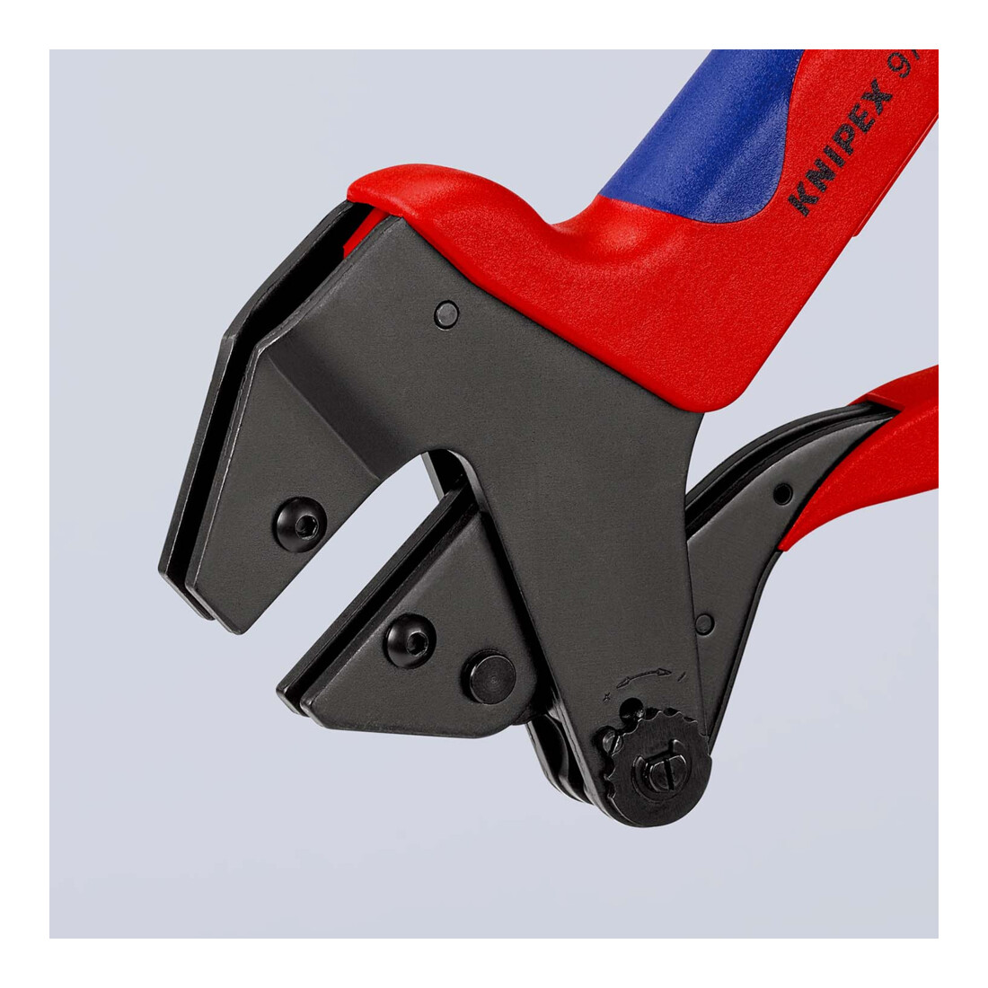 Pinces à sertir universelles, pour matrices de sertissage interchangeables Knipex