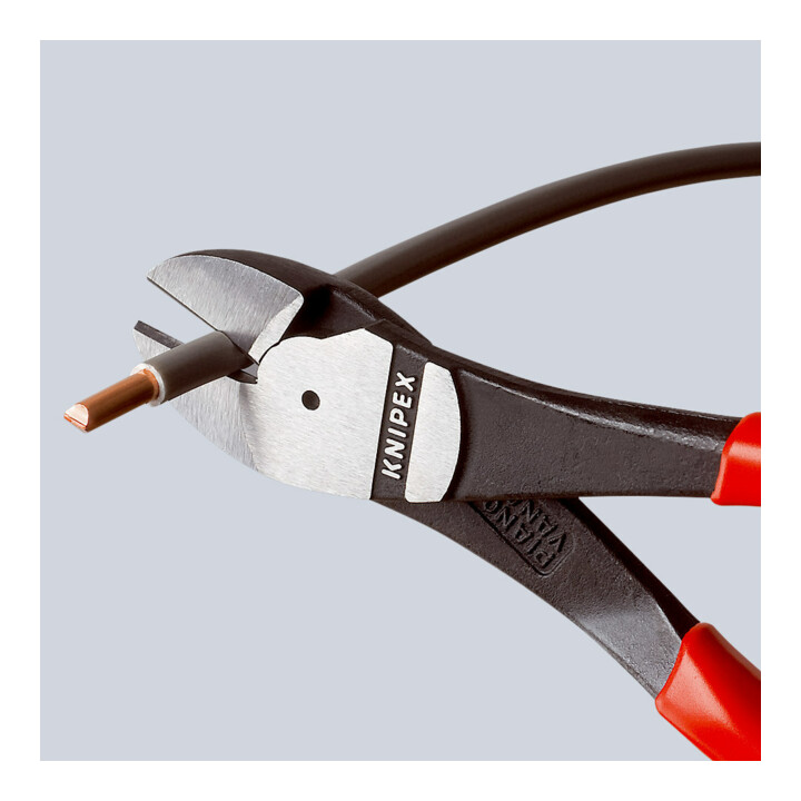 Pinces coupantes de côté à forte démultiplication Knipex