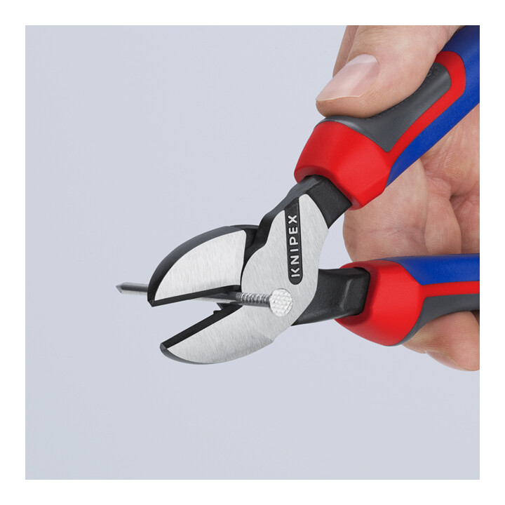 Pinces coupantes de côté à forte démultiplication Knipex
