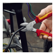 Pinces coupantes de côté à forte démultiplication Knipex-2