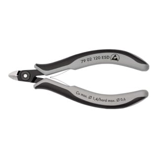 Pinces coupantes de côté de précision pour l'électronique ESD Knipex