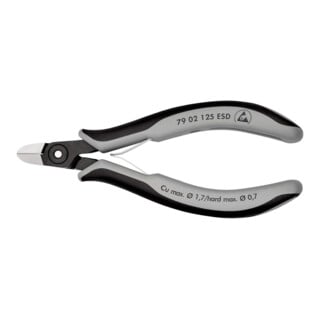 Pinces coupantes de côté de précision pour l'électronique ESD Knipex