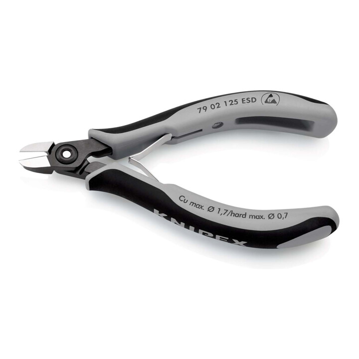 Pinces coupantes de côté de précision pour l'électronique ESD Knipex