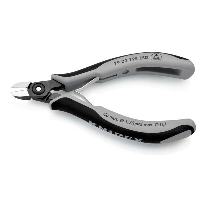 Pinces coupantes de côté de précision pour l'électronique ESD Knipex