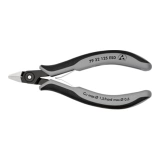 Pinces coupantes de côté de précision pour l'électronique ESD Knipex
