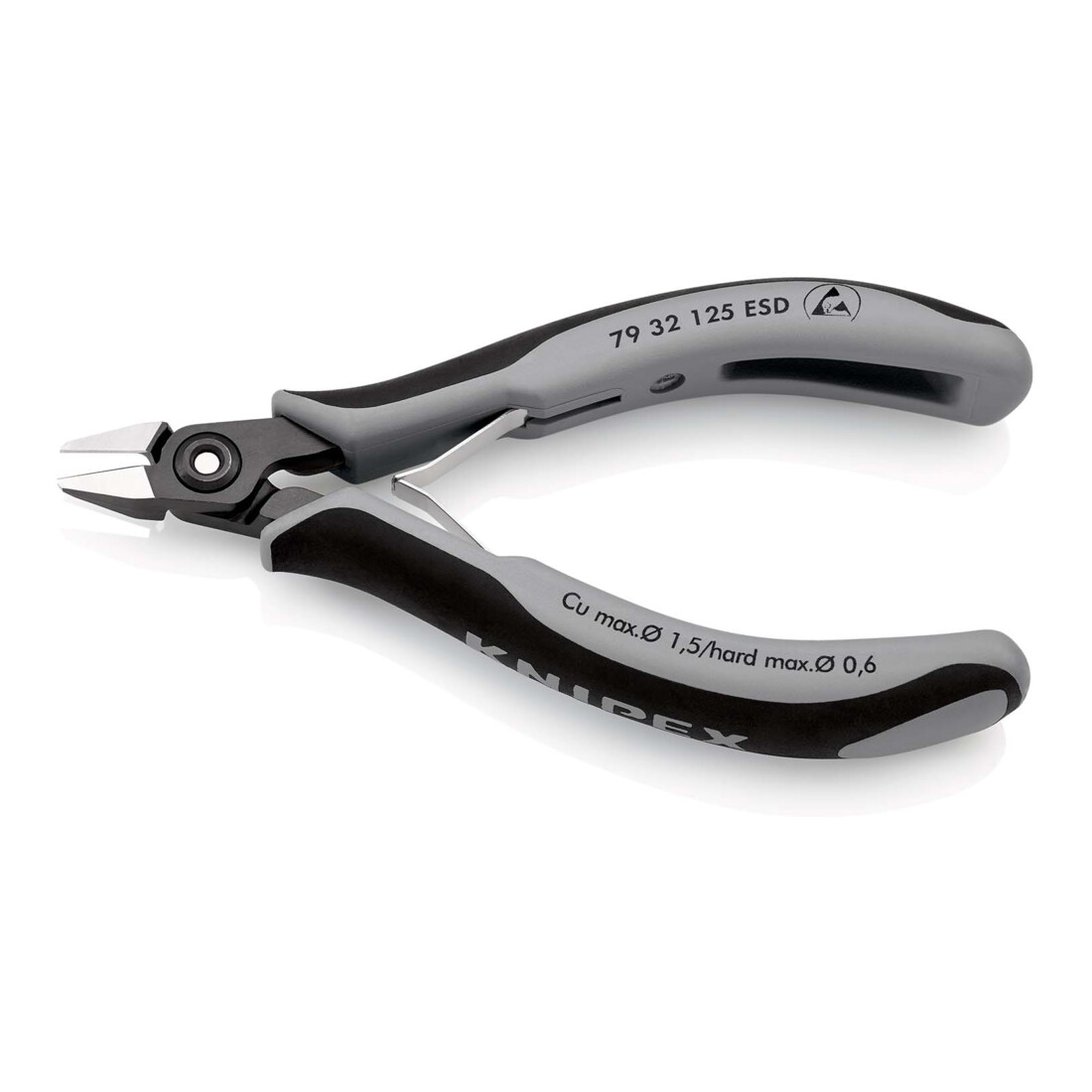 Pinces coupantes de côté de précision pour l'électronique ESD Knipex
