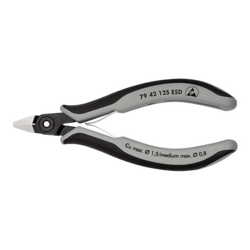 Pinces coupantes de côté de précision pour l'électronique ESD Knipex