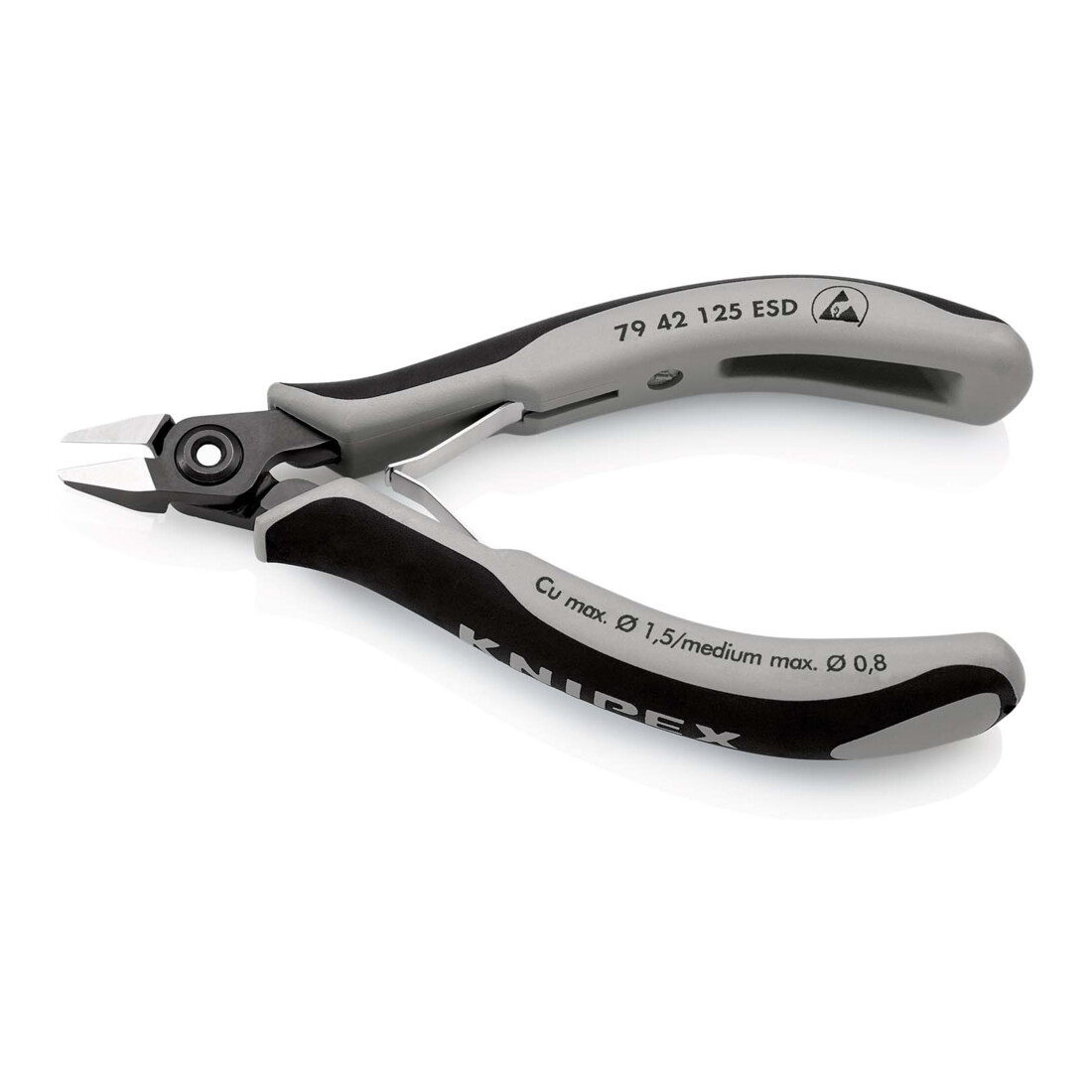 Pinces coupantes de côté de précision pour l'électronique ESD Knipex