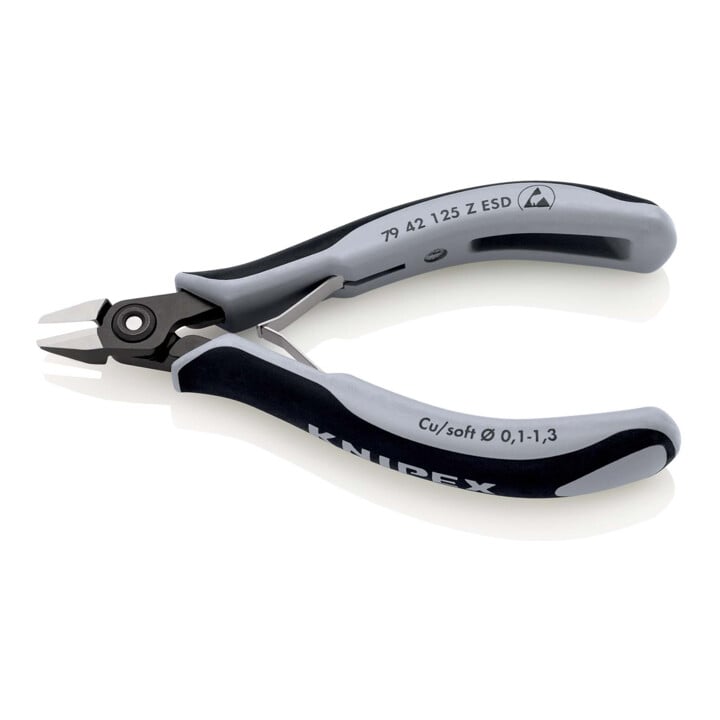 Pinces coupantes de côté de précision pour l'électronique ESD Knipex