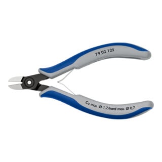 Pinces coupantes de côté de précision pour l'électronique Knipex