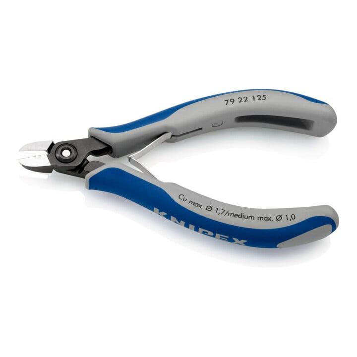 Pinces coupantes de côté de précision pour l'électronique Knipex