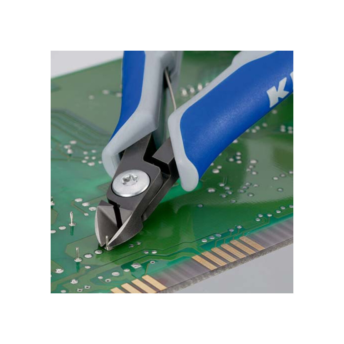 Pinces coupantes de côté de précision pour l'électronique Knipex