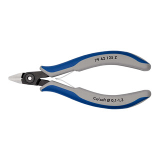 Pinces coupantes de côté de précision pour l'électronique Knipex