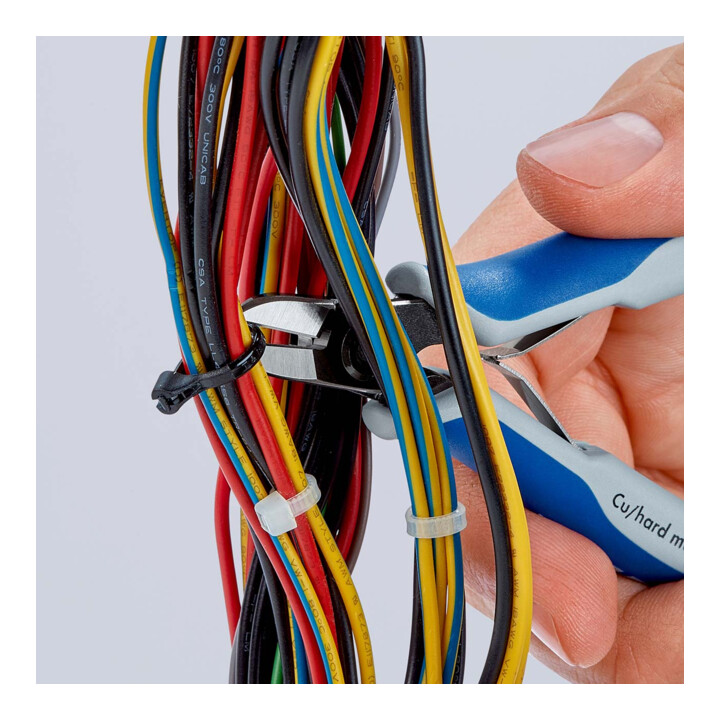 Pinces coupantes de côté de précision pour l'électronique Knipex