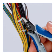 Pinces coupantes de côté de précision pour l'électronique Knipex-5