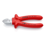 Cisailles latérales chromées 180mm isolées par trempage Knipex gauche