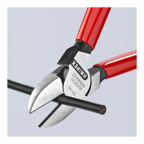 KNIPEX Couteaux latéraux atramentisés noirs