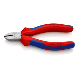 Coupe-côtés Knipex atramentisé noir atramentisé poli avec manchons multi-composants