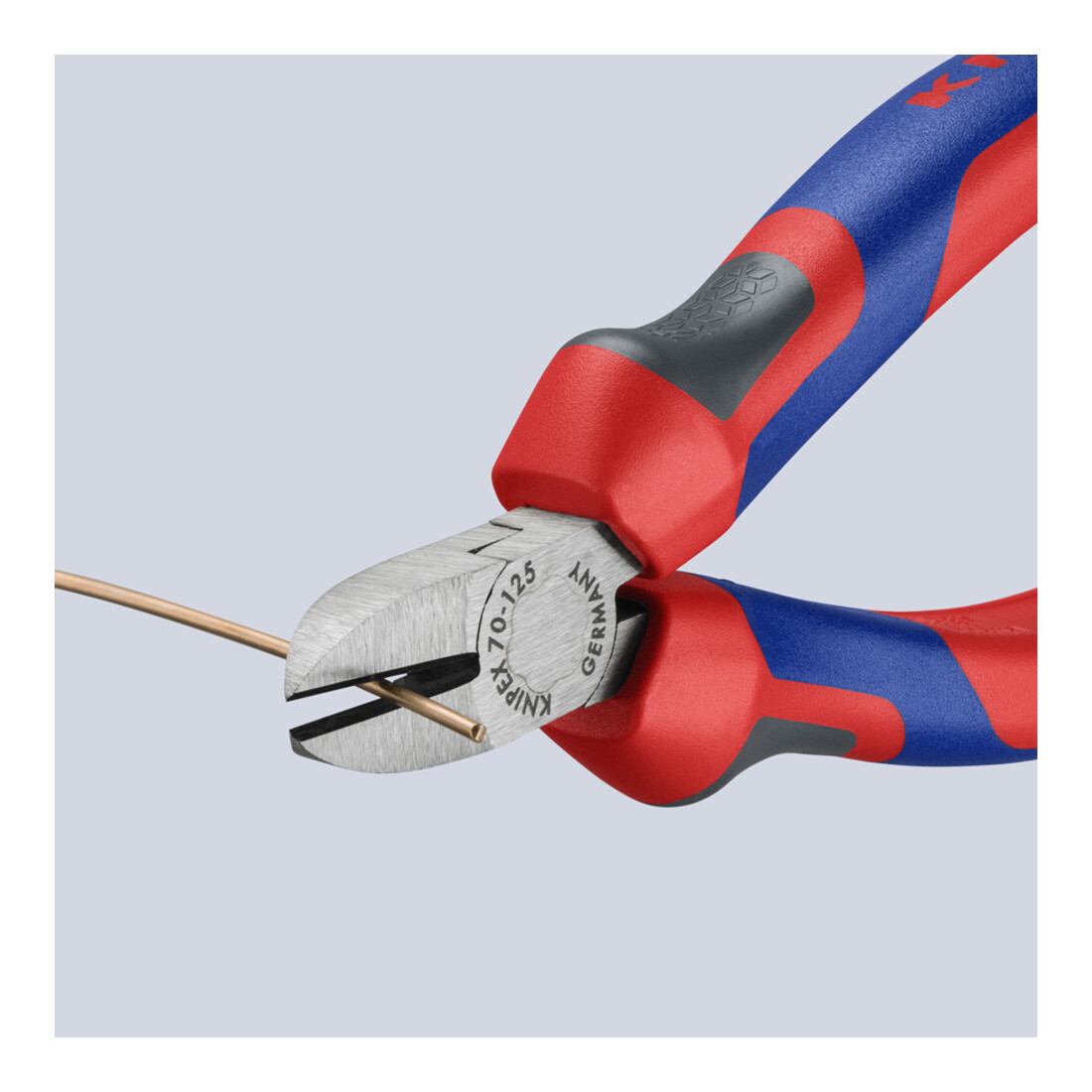 Coupe-côtés Knipex atramentisé noir atramentisé poli avec manchons multi-composants