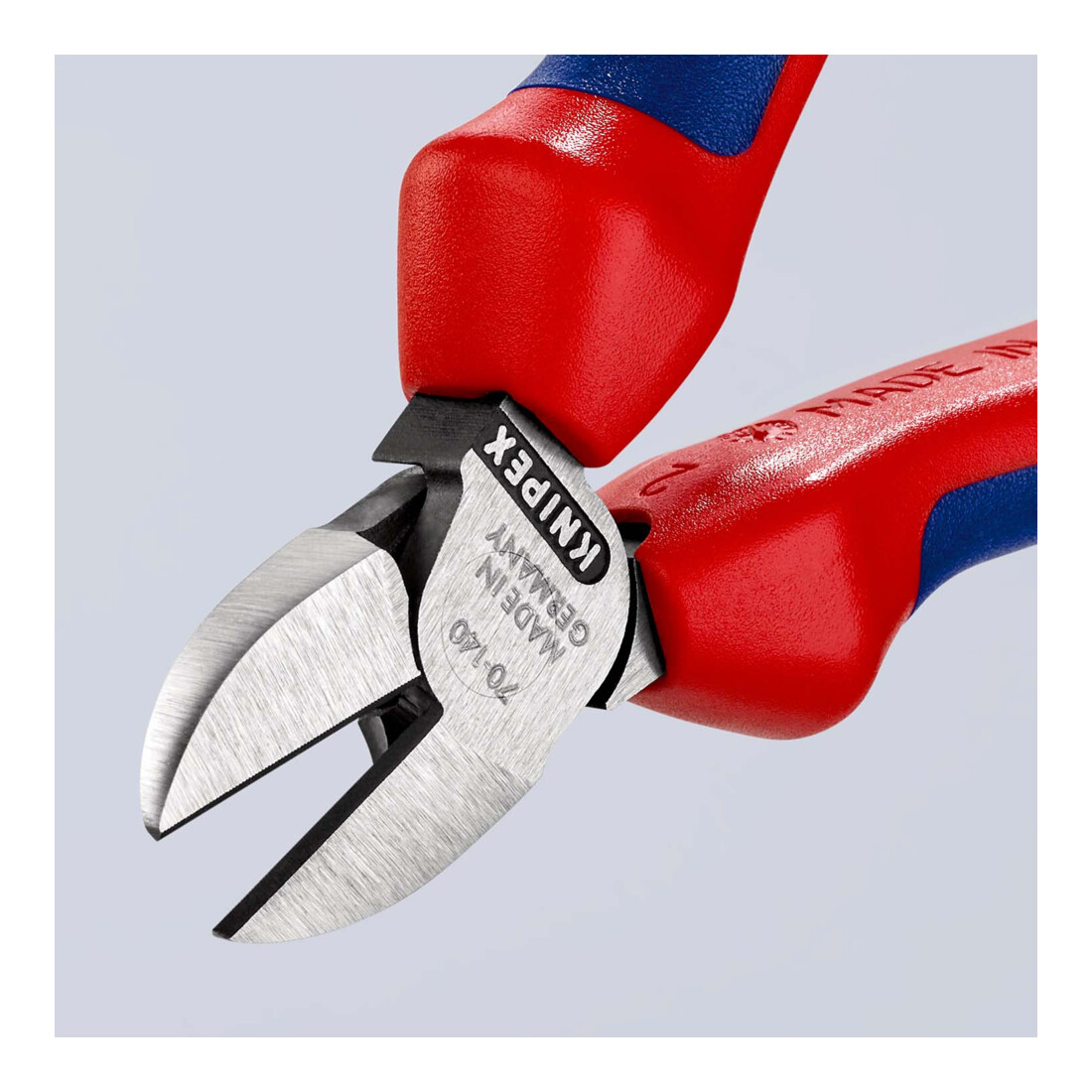 Coupe-côtés Knipex atramentisé noir atramentisé poli avec manchons multi-composants