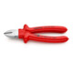 Cisailles latérales chromées 180mm isolées par trempage Knipex gauche-1