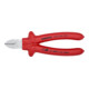 Cisailles latérales chromées 180mm isolées par trempage Knipex gauche-3