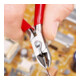Pinces coupantes de côté pour l’électronique, Avec charnière entrepassée Knipex